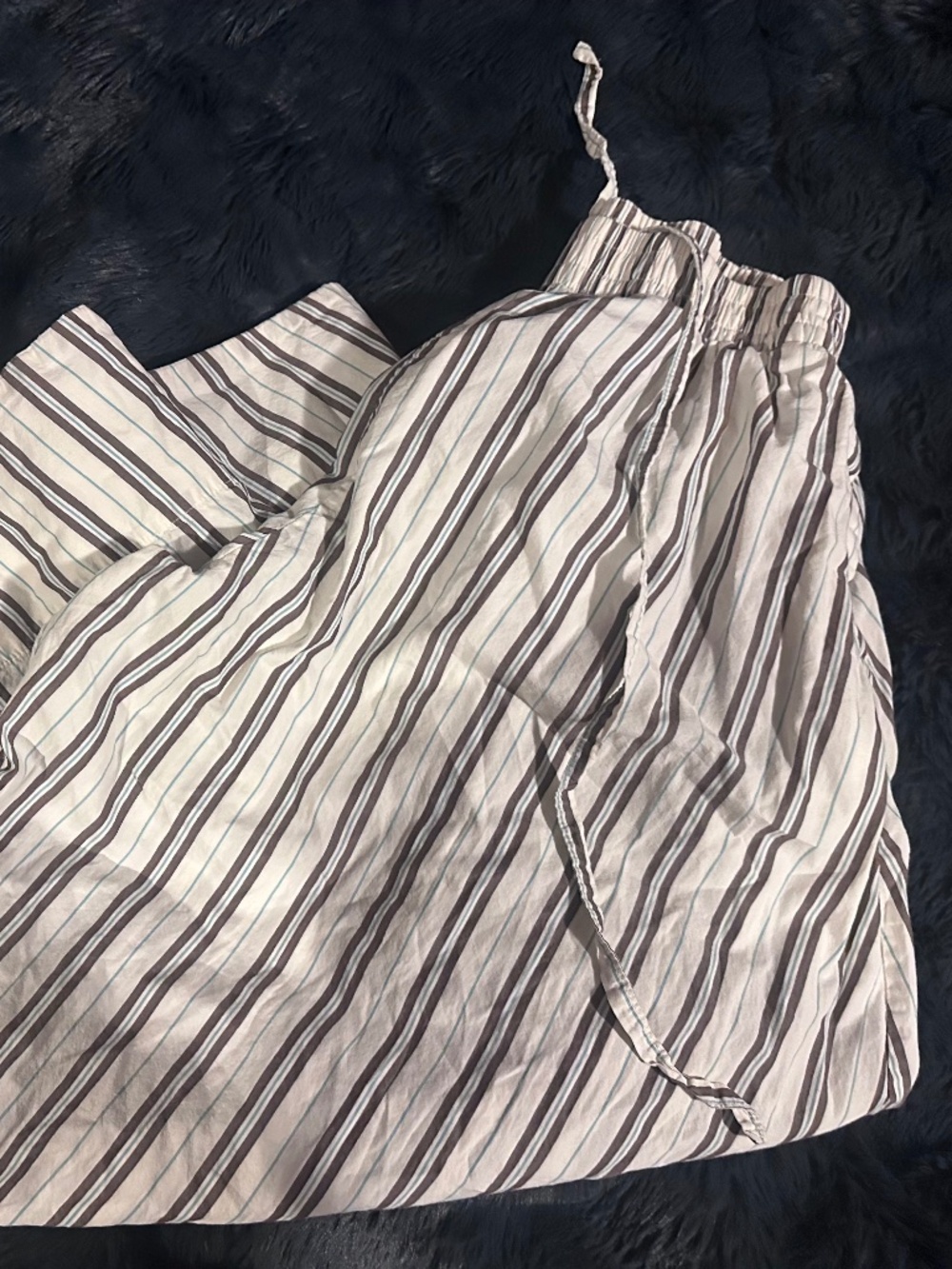 COS wide leg stripe Capri